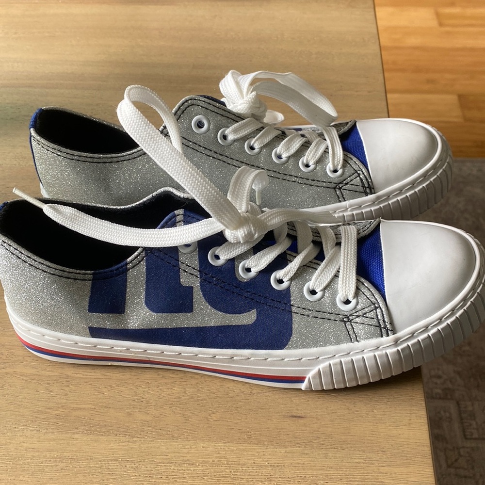 FOCO Women's NFL Team Logo Ladies Fashion Low Top Canvas Sneakers Shoes